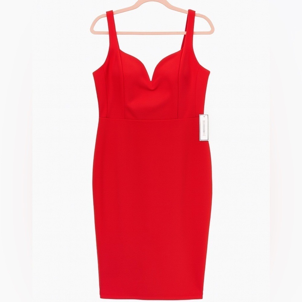 Premier Amour Coral Sweetheart Neckline Dress – Size 14 NWT MSRP $74